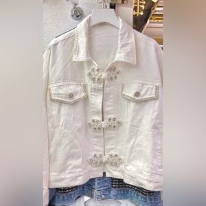 White Jean Jacket